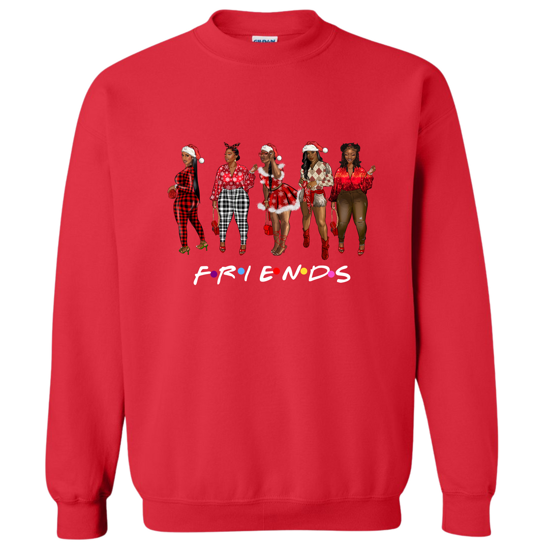 Dope Friends Christmas SweatShirt