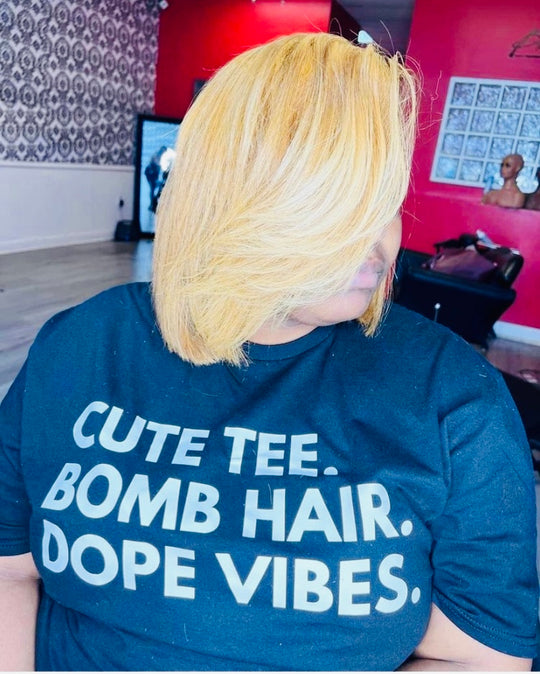 Cute Tee & Bomb Hair